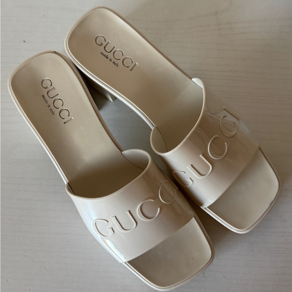 GUCCI 60mm Slide Sandal Rubber